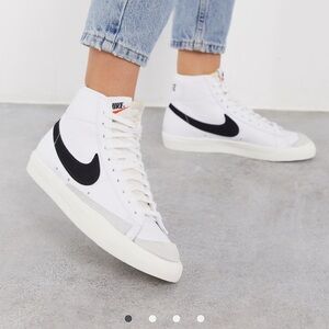 Nike Blazer Mid ‘77 Women’s White & Black High tops